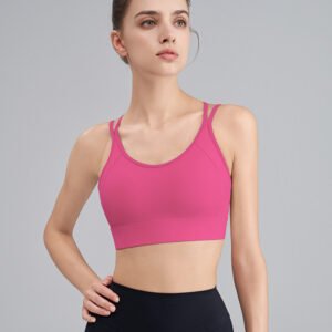 One-Piece Fitness Running Vest – Anti-Shock & Seamless Yoga Sports Bra