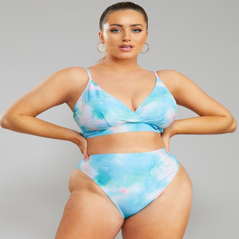 Oversized Printed Bikini Set – Women's Sexy Two-Piece Swimsuit