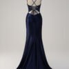 Royal Blue Spaghetti Strap Mermaid Prom Dress