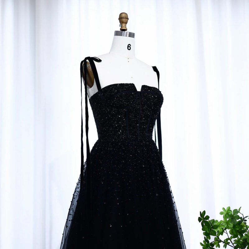 Elegant Beaded Wine Red Luxury Prom Dress