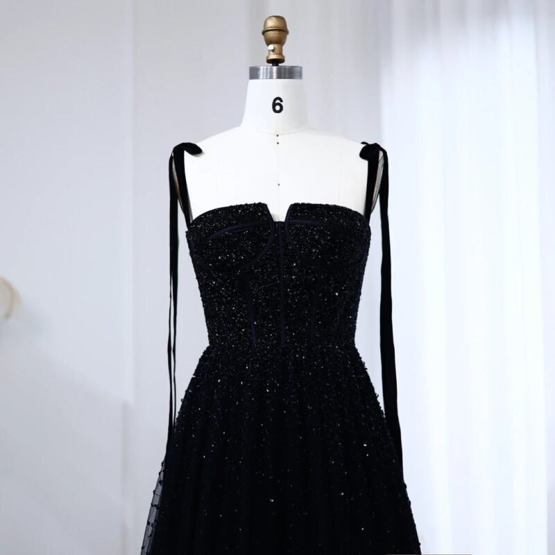 Elegant Beaded Wine Red Luxury Prom Dress