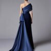 One Shoulder Elegant Black Evening Dress – Timeless Formal Gown