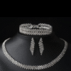 Rhinestone Diamond 3 Piece Jewellery Set